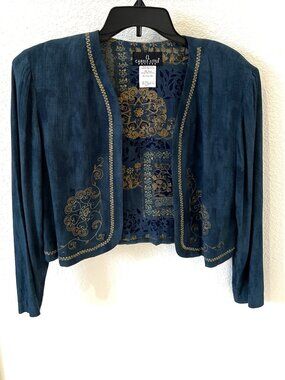 Vintage Carole Little cropped jacket